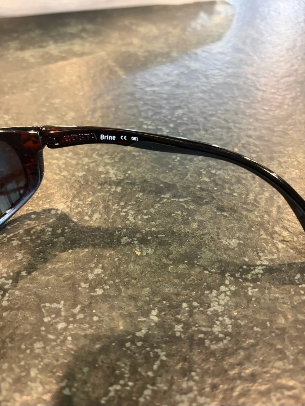 BRAND NEW IN BOX Costa Brine READERS tortoise/green mirror